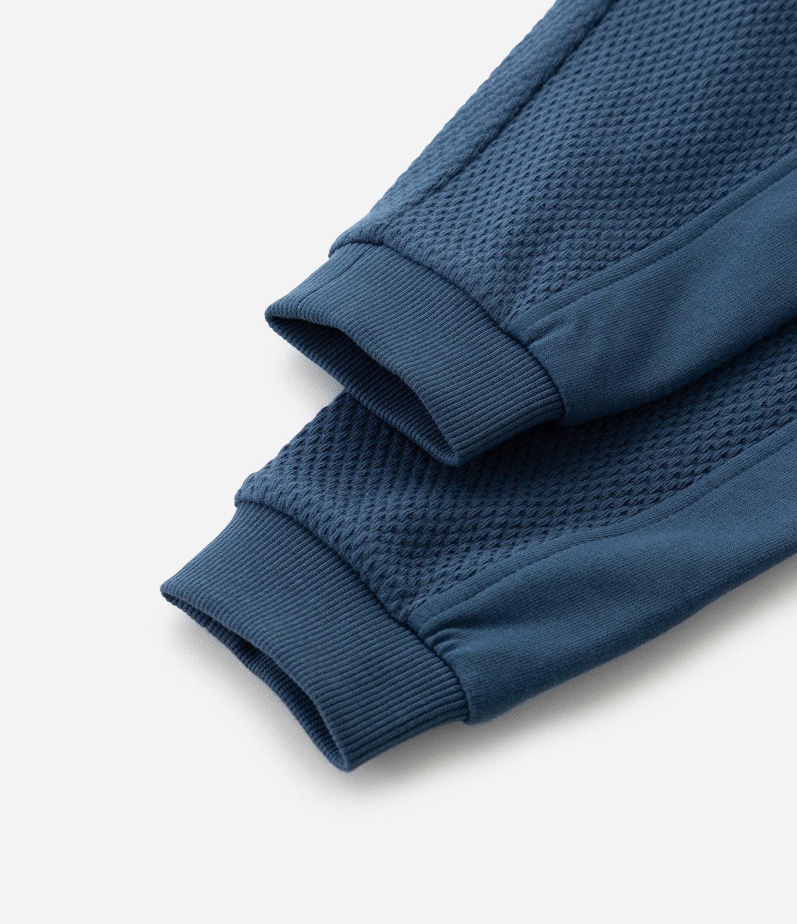 Conjunto Infantil Moletom Texturizado com Recortes – Tam 0 a 18 Meses Azul Escuro 10