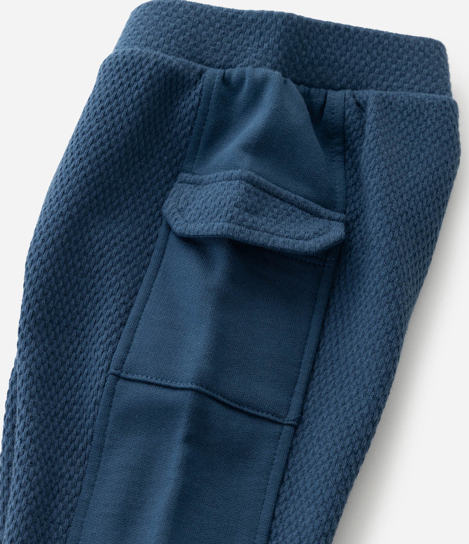 Conjunto Infantil Moletom Texturizado com Recortes – Tam 0 a 18 Meses Azul Escuro 11