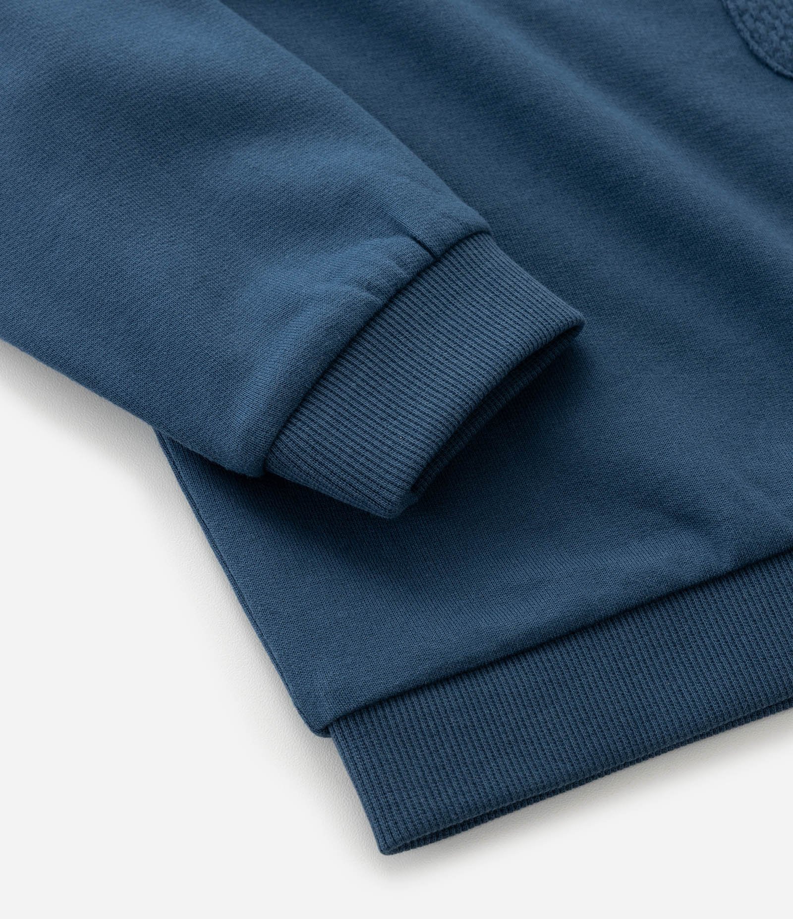 Conjunto Infantil Moletom Texturizado com Recortes – Tam 0 a 18 Meses Azul Escuro 15