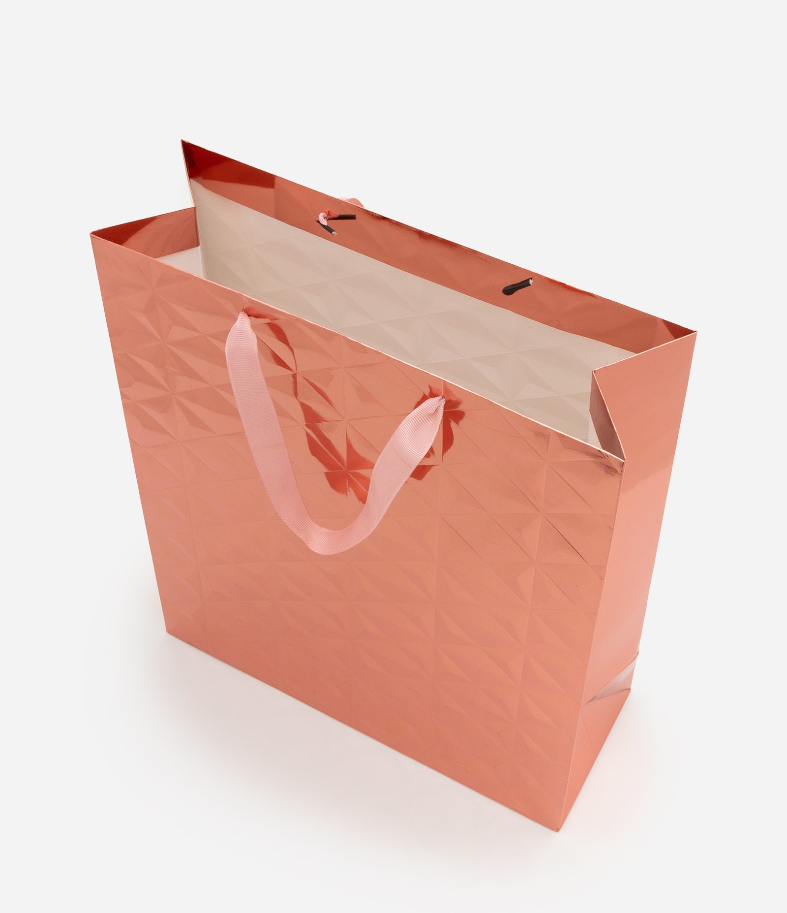 Embalagem de Presente com Textura Embossed Rosé 3