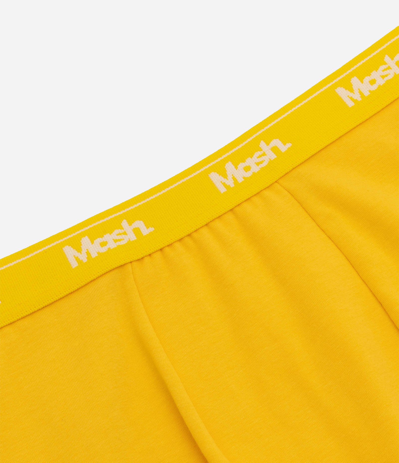 Cueca Boxer em Algodão com Cós Elástico Mash Amarelo 2