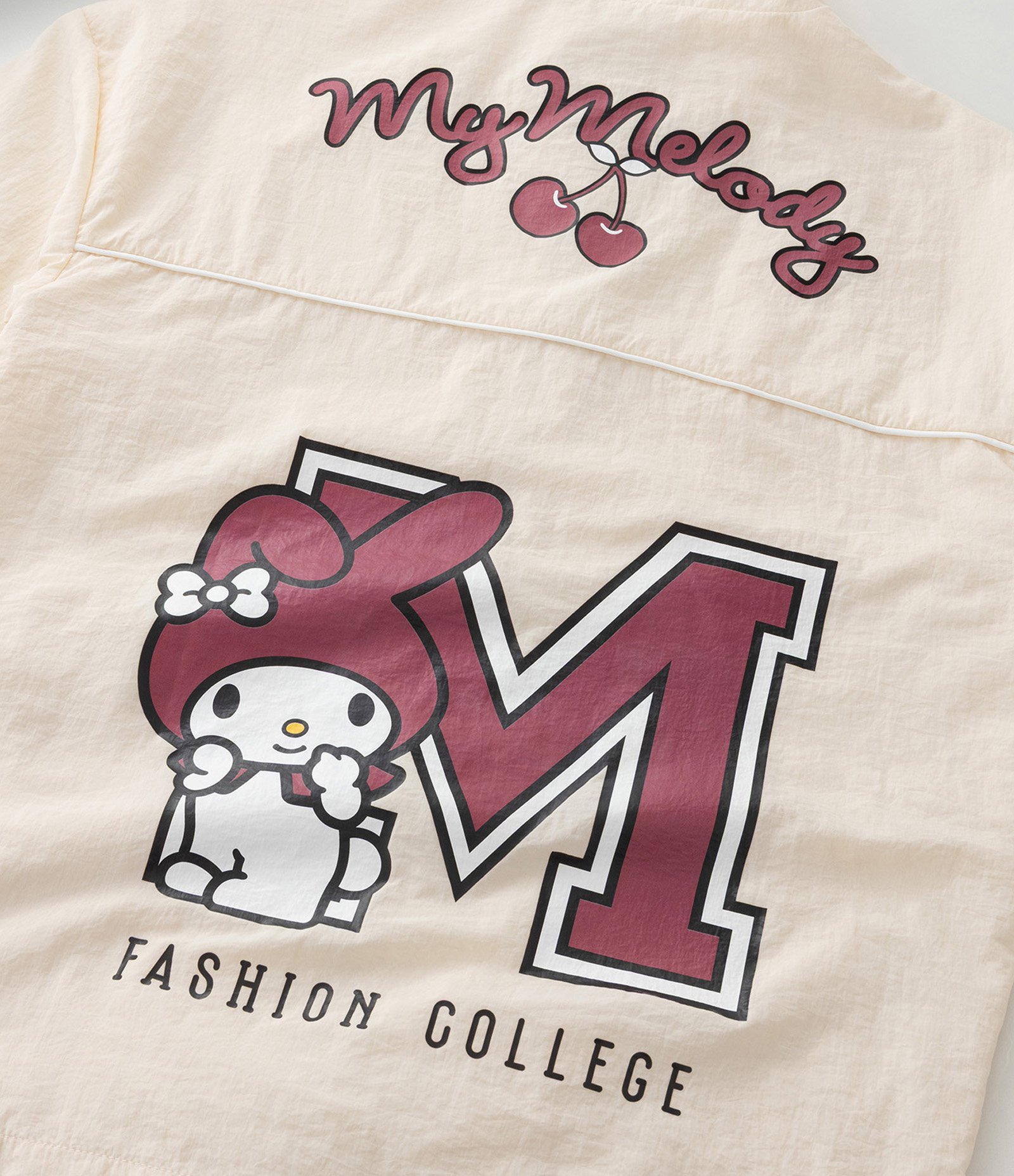 Jaqueta Infantil Corta Vento com Estampa My Melody – Tam 5 a 14 Anos Bege Claro 9