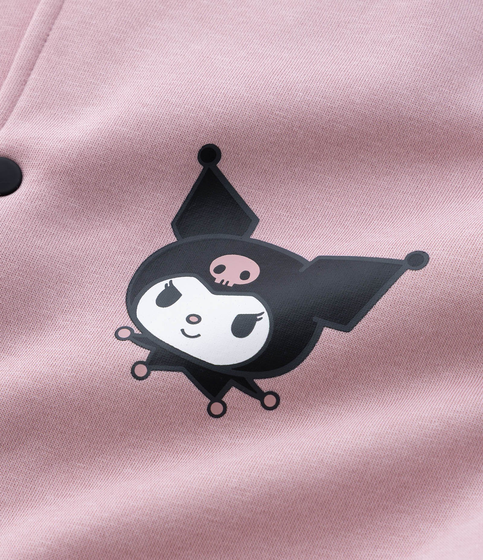 Jaqueta Infantil Bomber Varsity Kuromi – Tam 5 a 14 Anos Rosa/Preto 8
