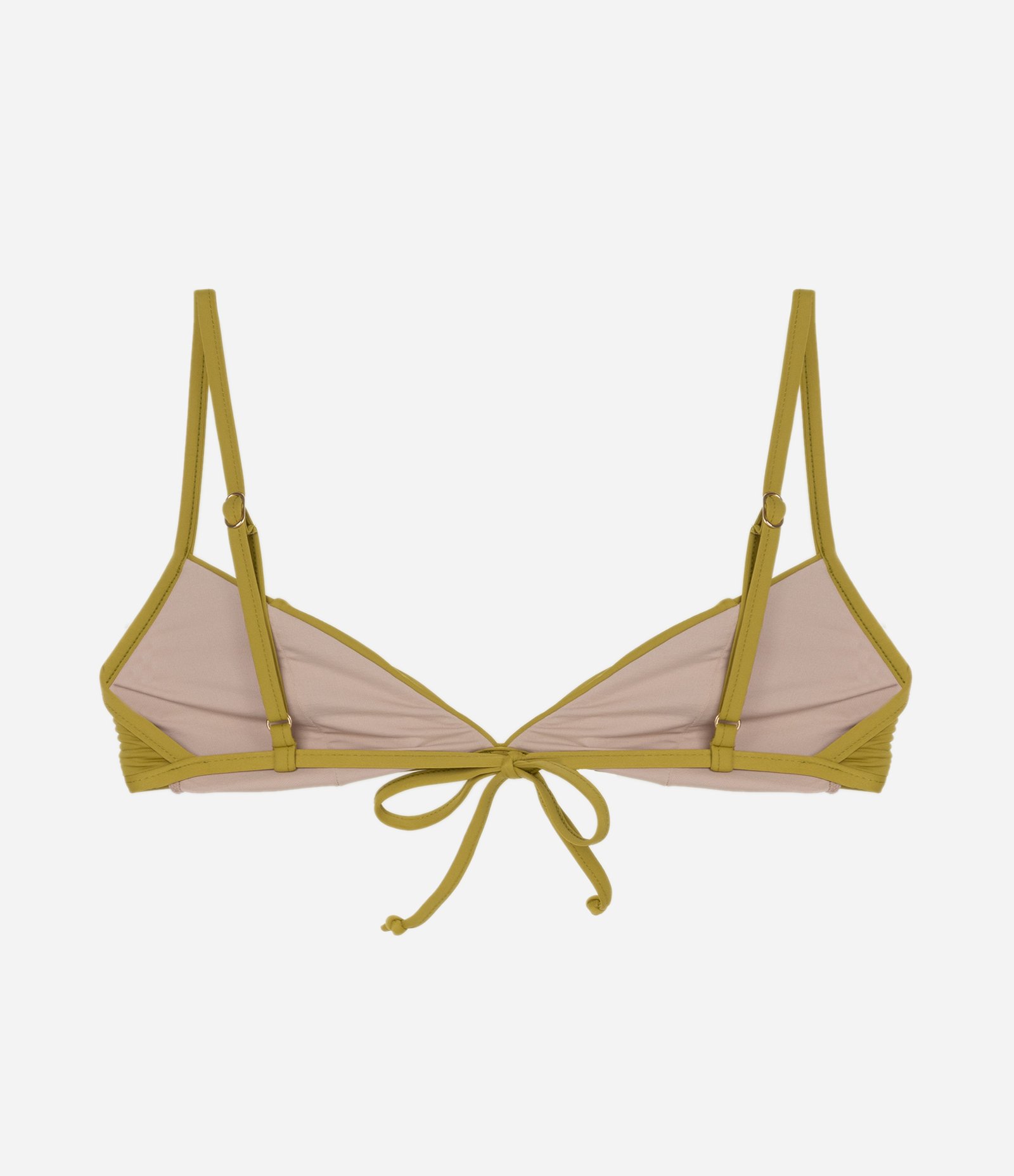 Biquíni Top Triangulo Fixo em Microfibra Verde 6