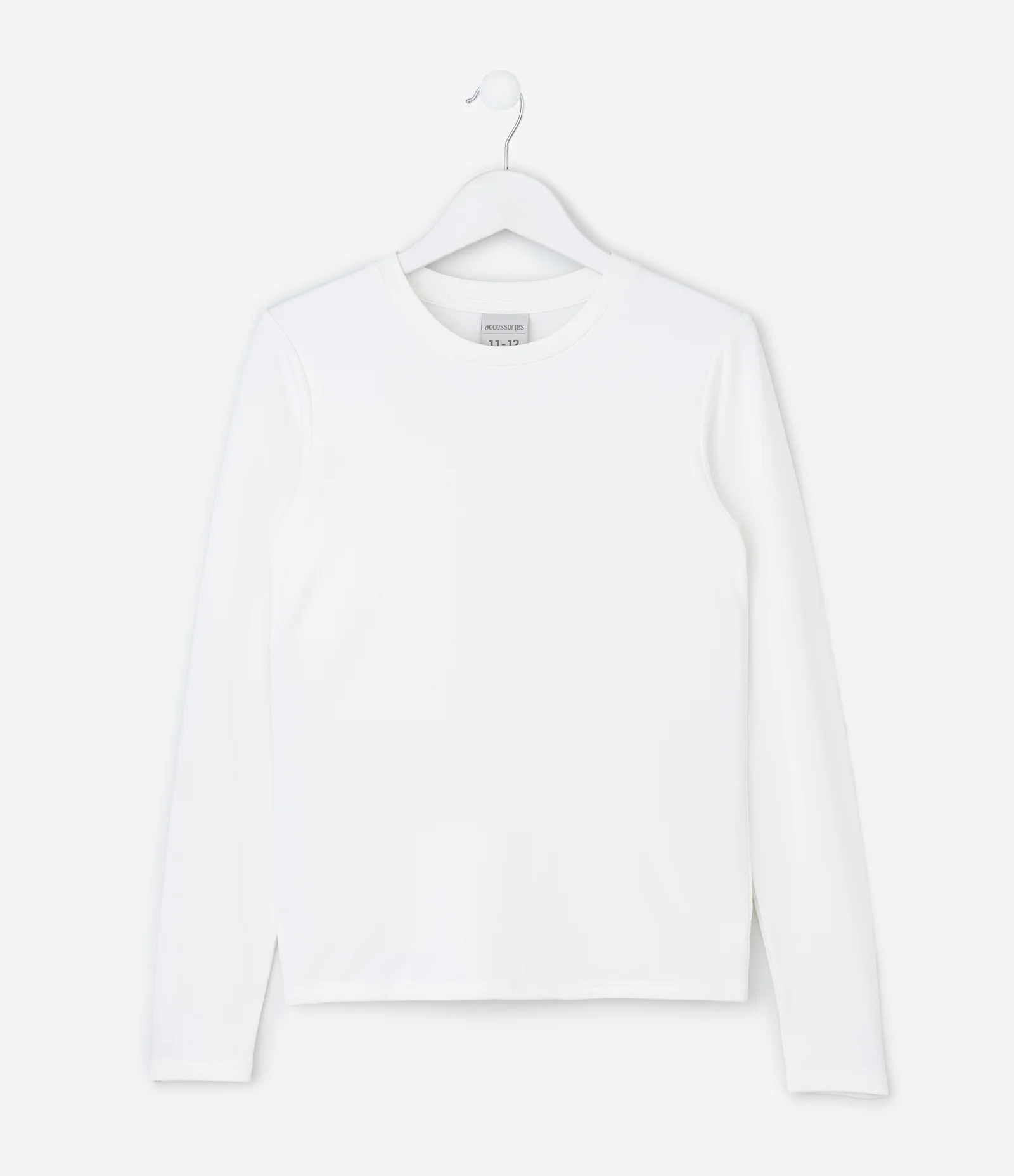 Blusa de Pijama Infantil Térmica Manga Longa – Tam 2 a 14 Anos Branco 1