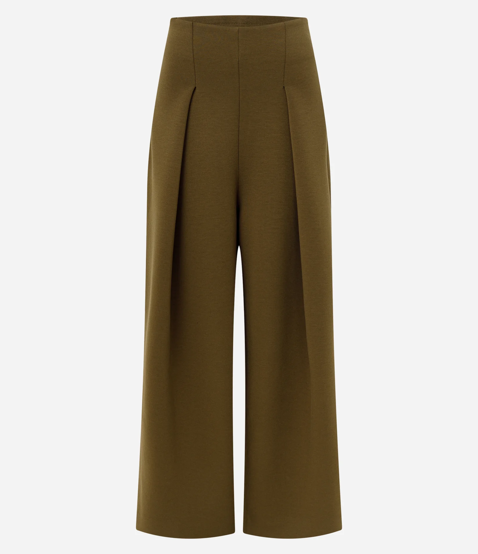 Calça Barrel em Moletom com Pregas Verde 5