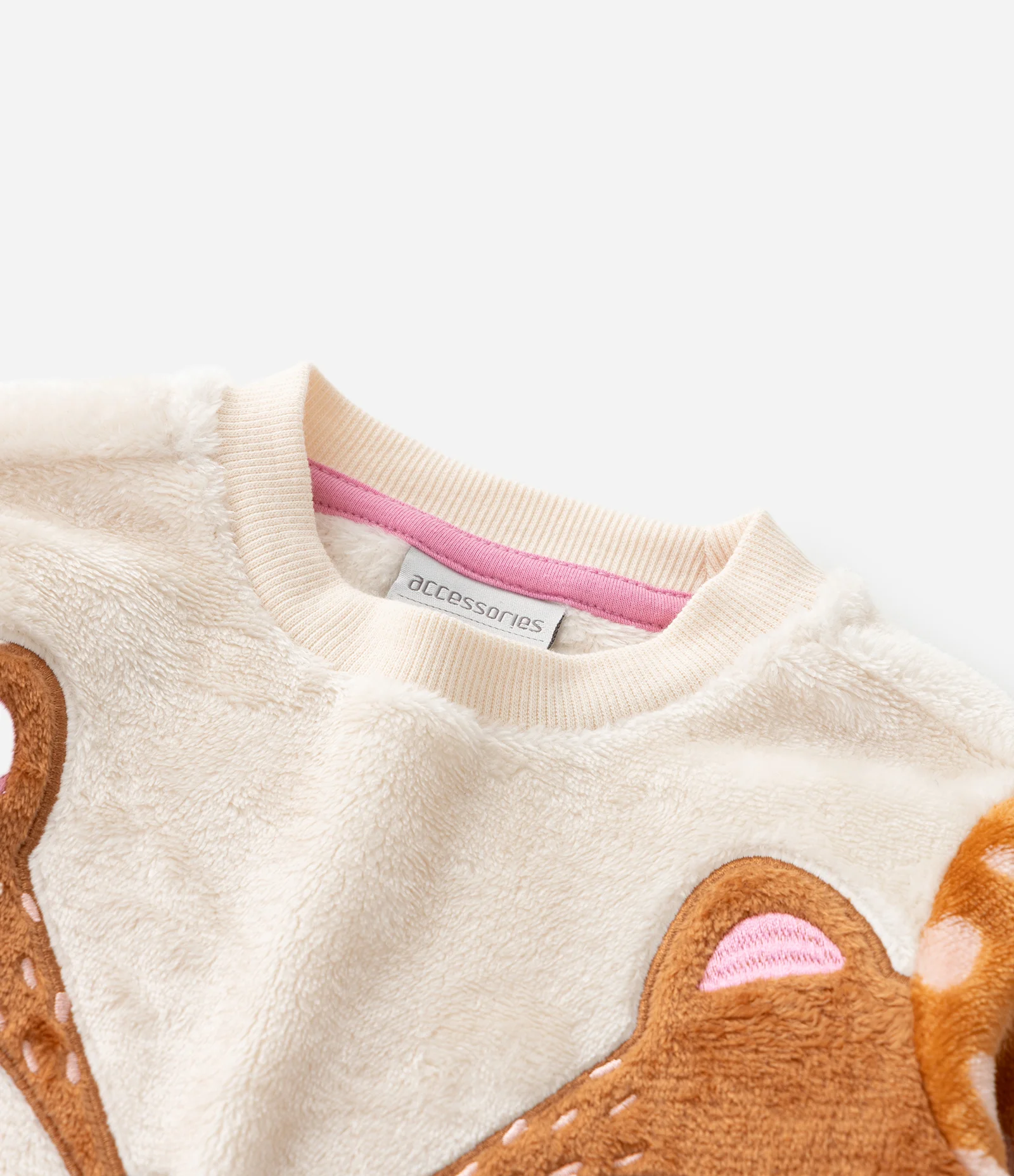 Pijama Infantil em Fleece com Animais Aplicados – Tam 1 a 4 Anos Caramelo/Bege 9