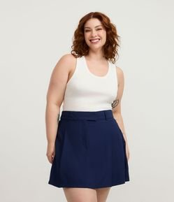 Short Saia Alfaiatado Curve & Plus Size