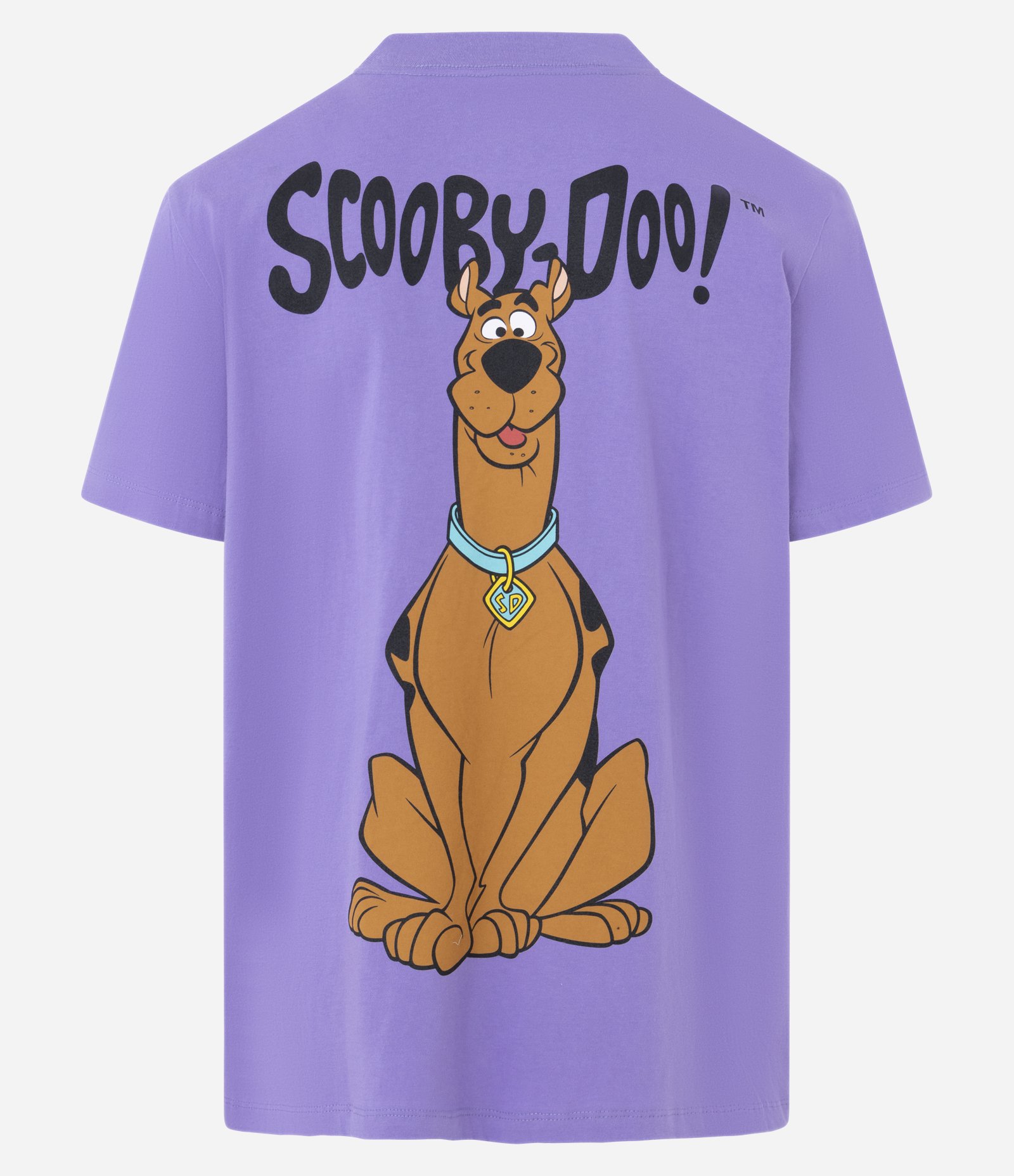 Camiseta Comfort em Meia Malha com Estampa Scooby Doo Lilás 6