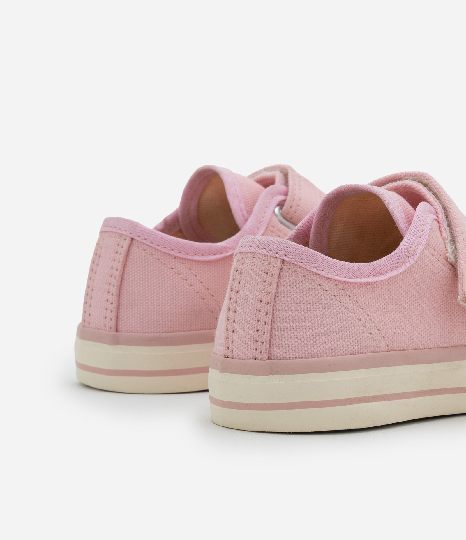 Tênis Casual Infantil com Tiras de Velcro - Tam20 ao 27 Rosa 2