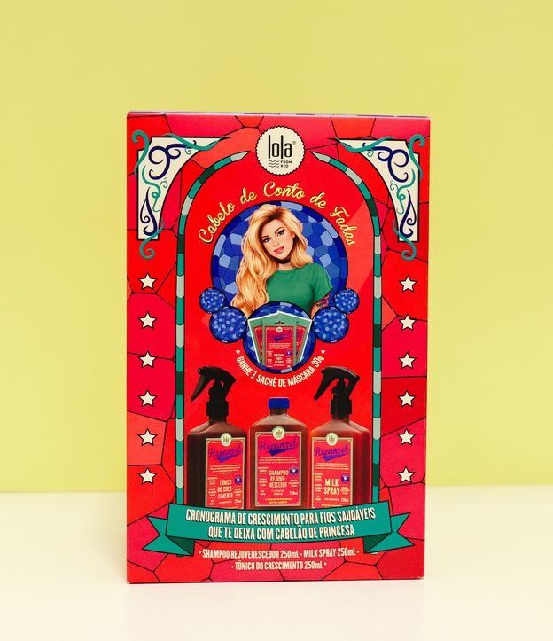 Kit Shampoo Rejuvenescedor + Milk Spray + Tonico do Crescimento Rapunzel Lola from Rio