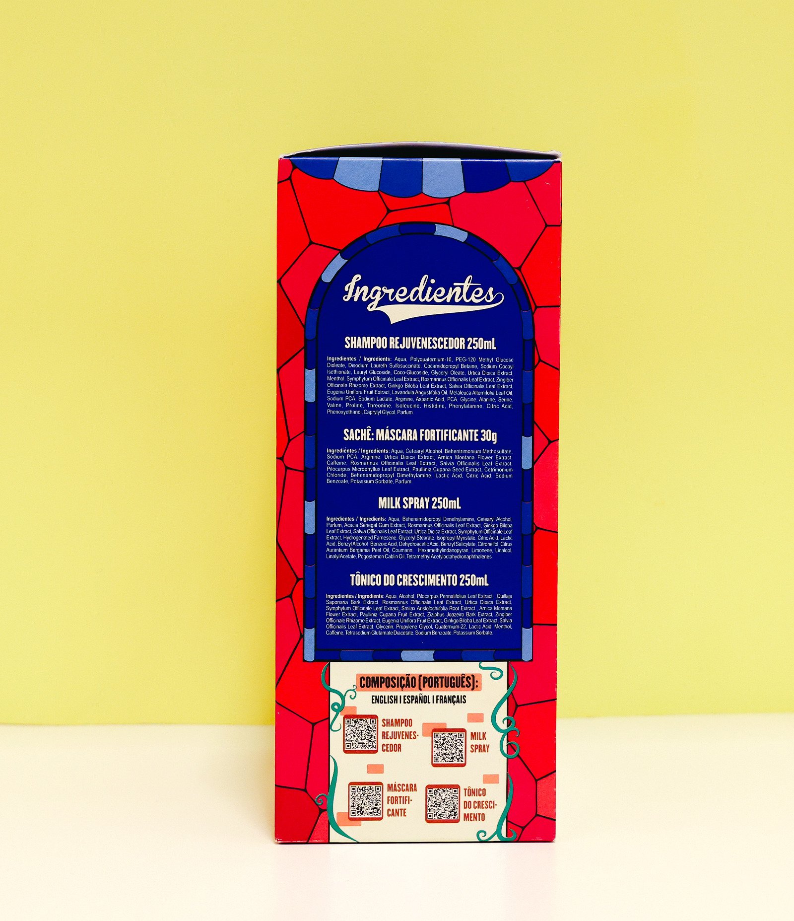 Kit Shampoo Rejuvenescedor + Milk Spray + Tonico do Crescimento Rapunzel Lola from Rio KIT 4