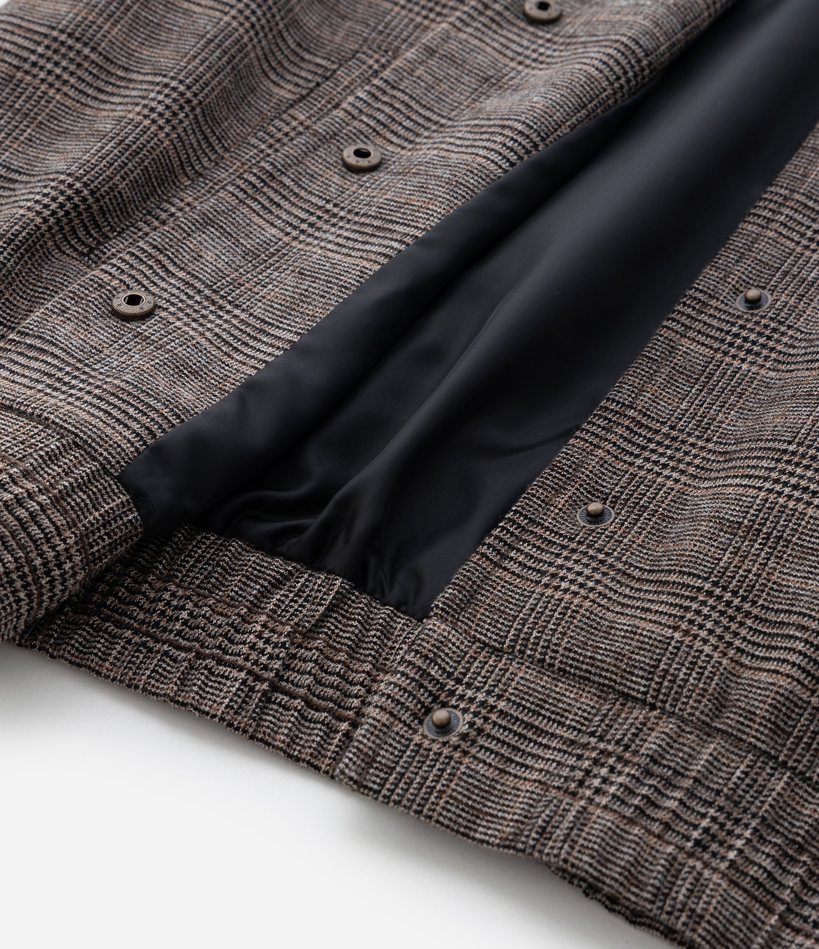 Jaqueta Infantil Bomber em Oxford Xadrez – Tam 5 a 14 Anos Marrom 6