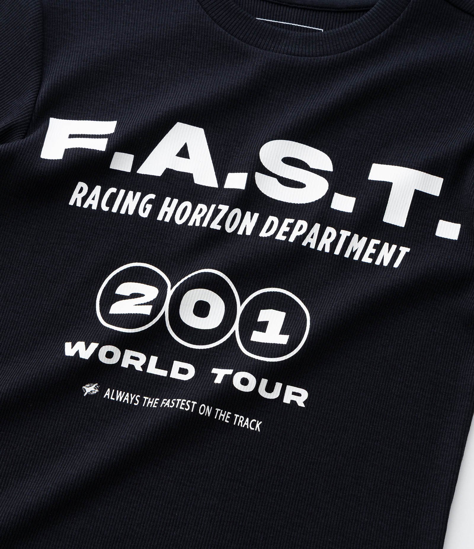 Camiseta Infantil Regular F.A.S.T. Texturizada - Tam 5 a 14 Anos Preto 5