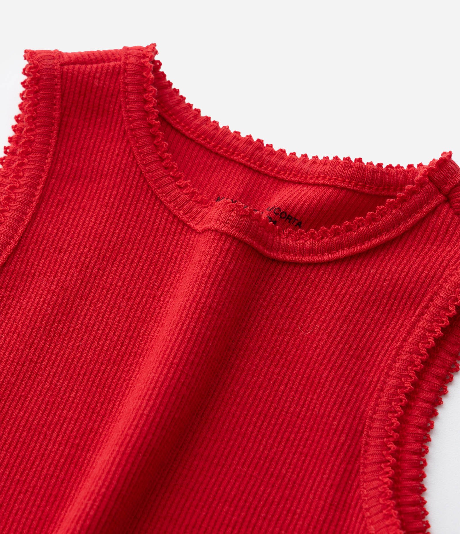 Regata Infantil em Ribana com Picueta nas Cavas - Tam 1 a 6 Anos Vermelho 5