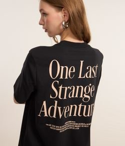 Camiseta T-Shirt em Algodão com Estampa Stranger Things