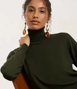 Maxi Brinco com Pingentes Orgânicos em Resina