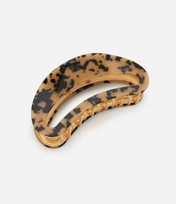 Piranha de Cabelo com Estampa Animal Print Tartaruga