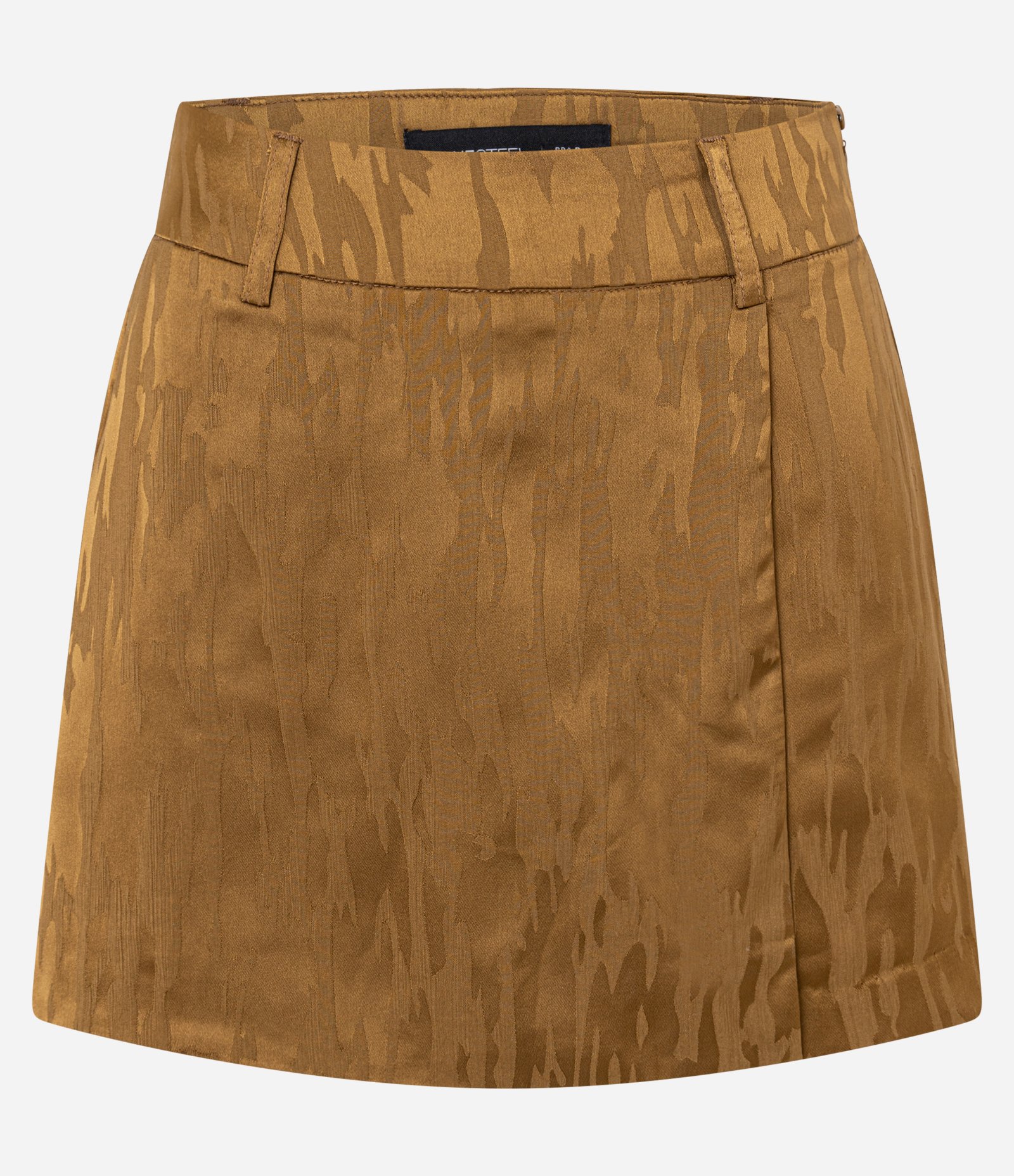 Short Saia em Jacquard com Estampa Animal Print Verde 1