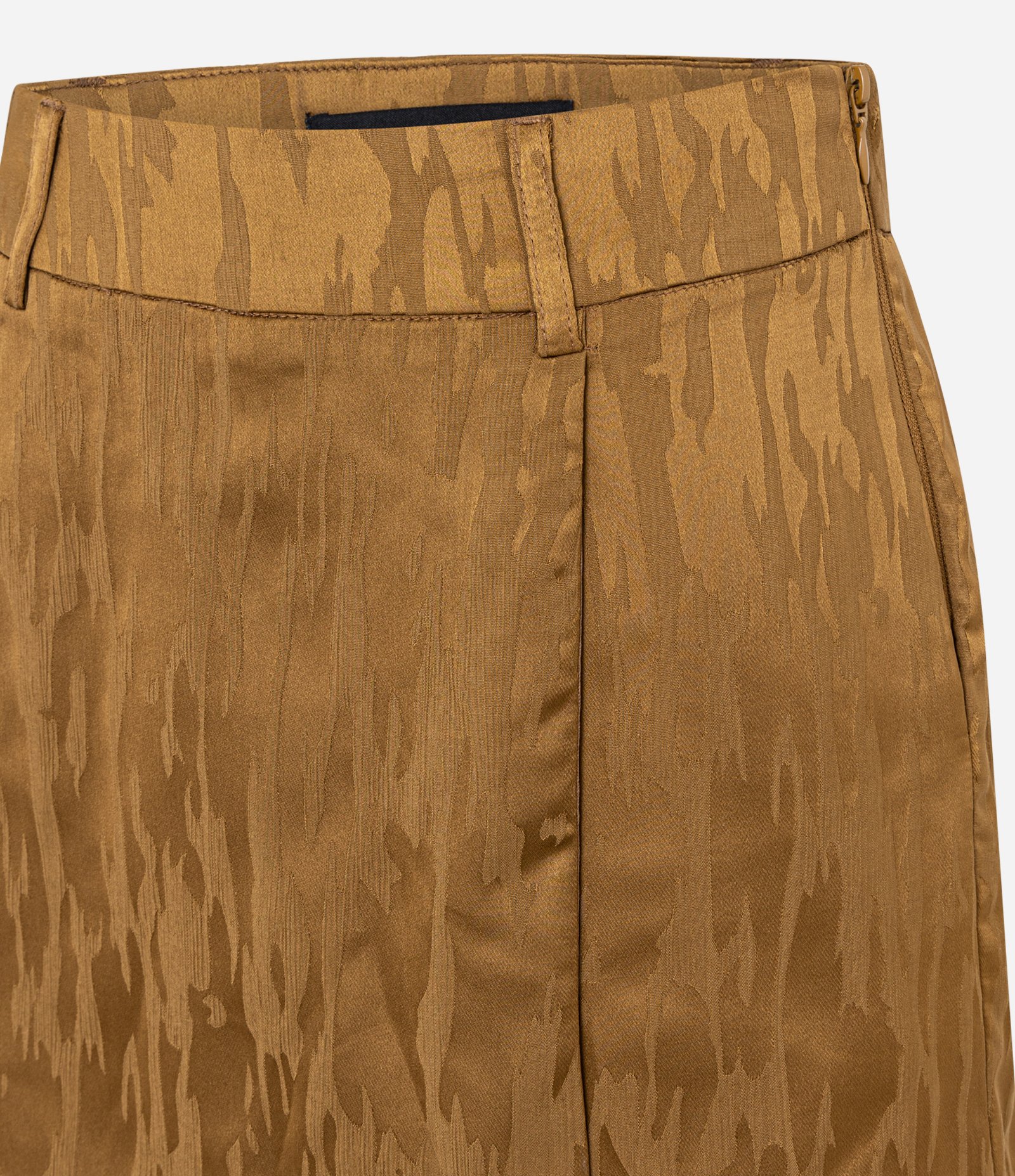 Short Saia em Jacquard com Estampa Animal Print Verde 2