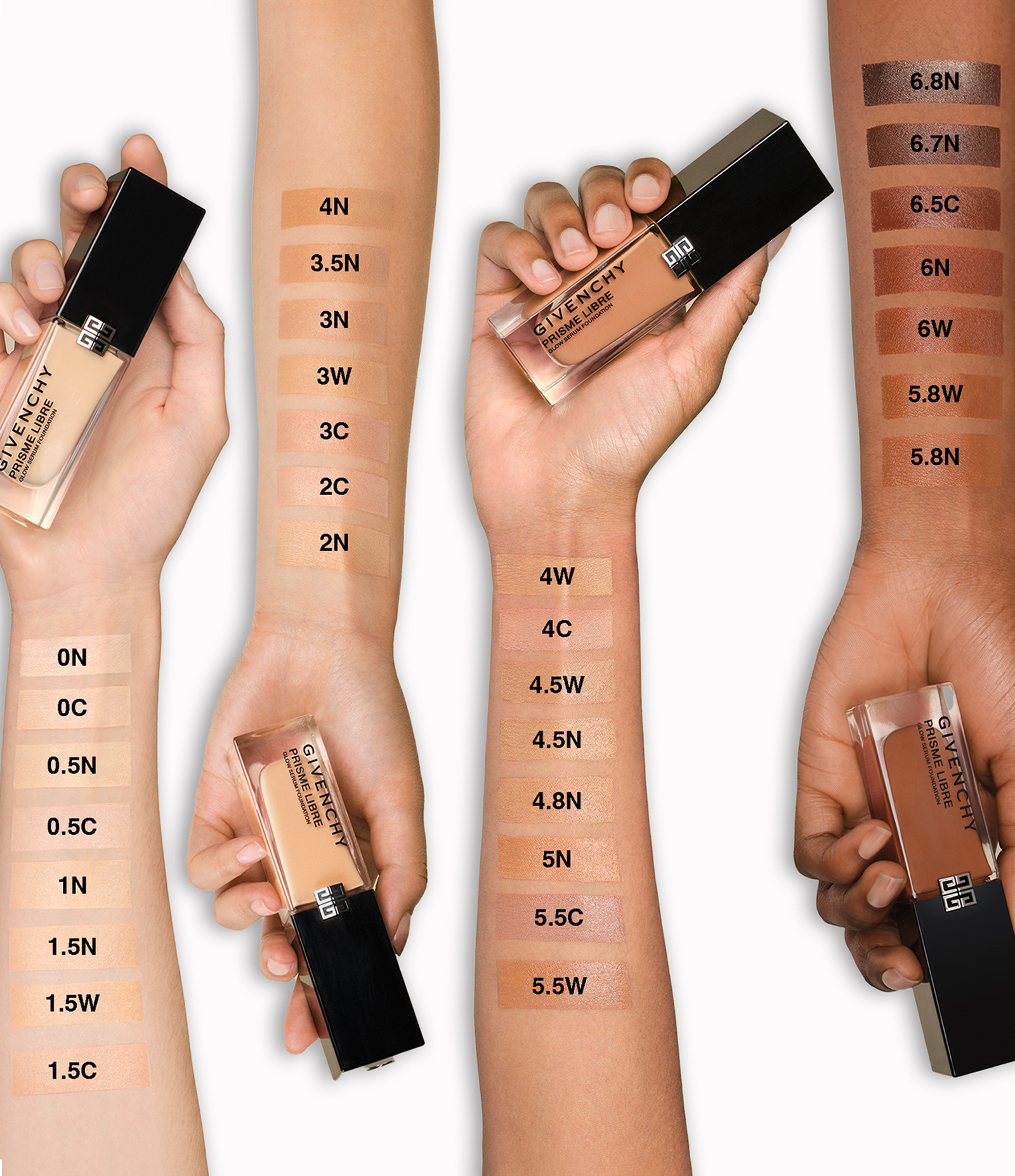 Base Prisme Libre Glow Serum Foundation Givenchy 5N 3