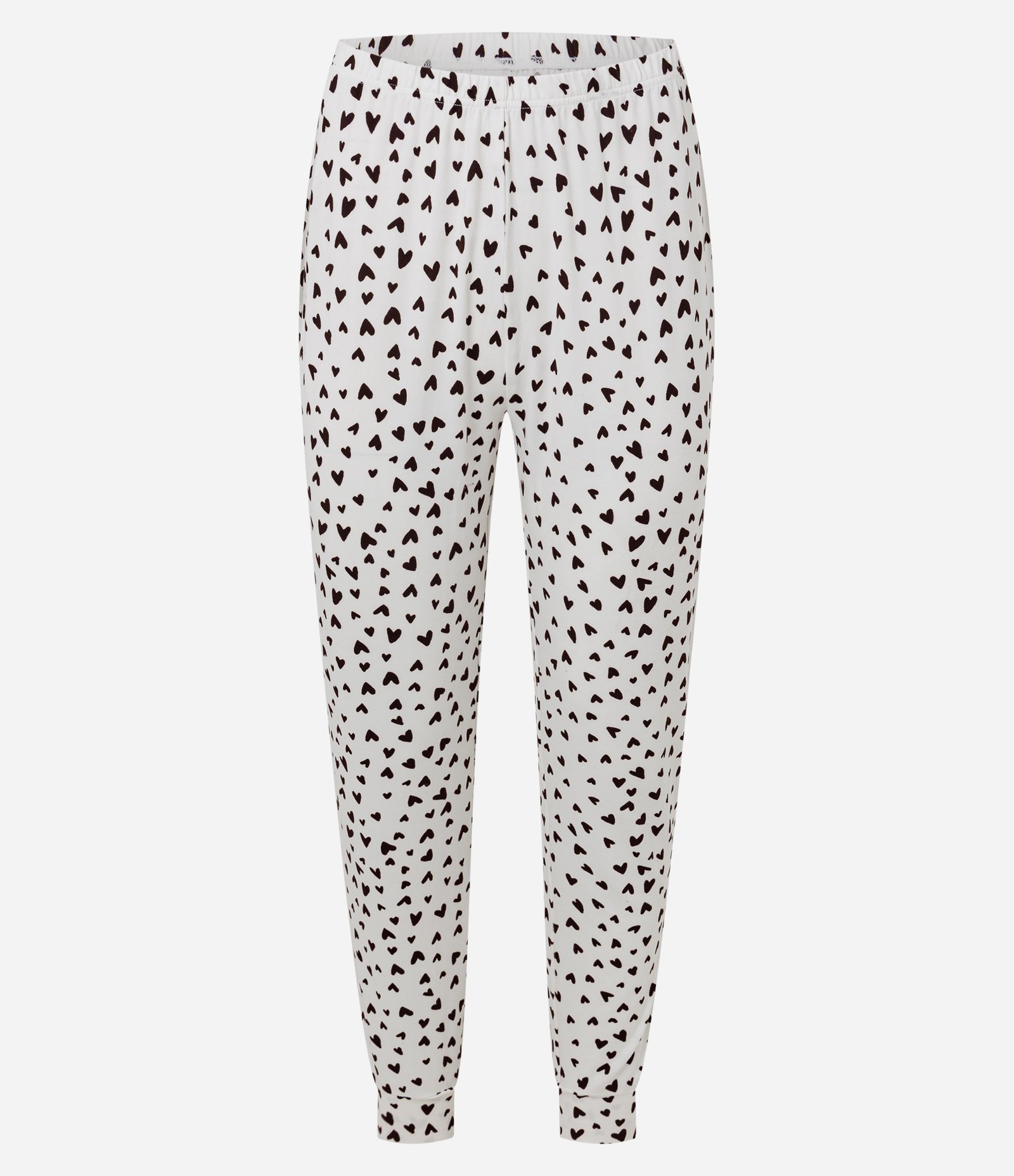 Pijama Longo Peach Touch com Estampa de Corações Multicores 6