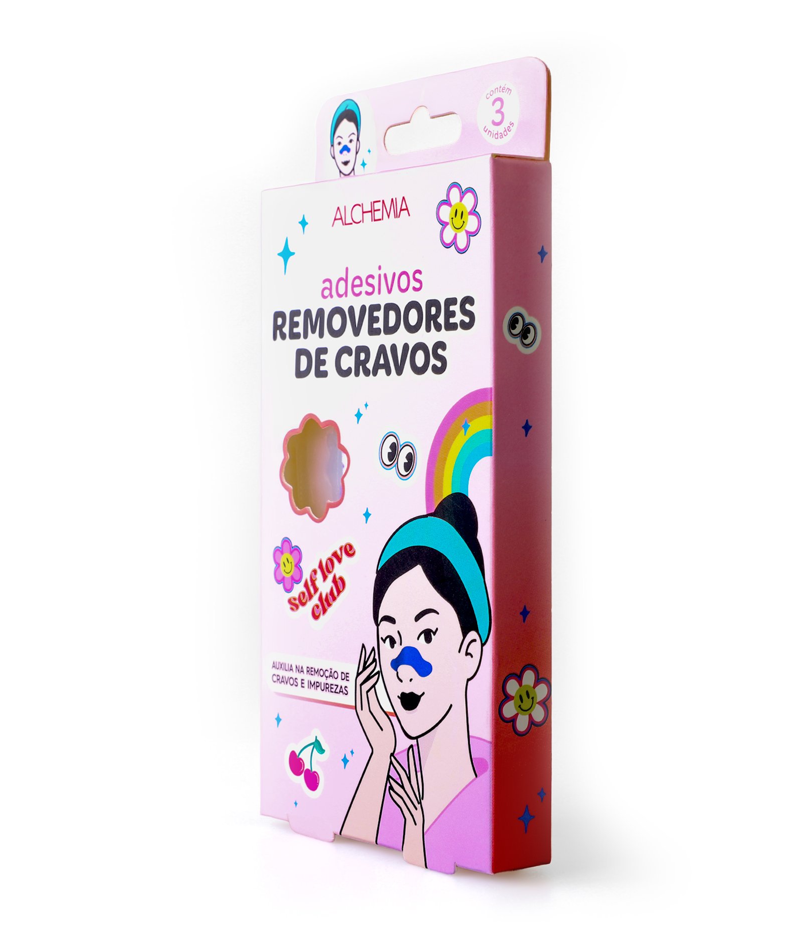Adesivos Removedores de Cravos Self Love Club 3 Unidades Alchemia U 2