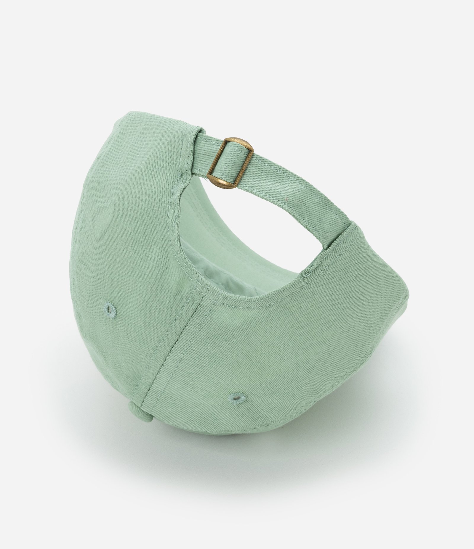 Boné Aba Curva em Sarja com Bordado Good Days Ahead Verde 3