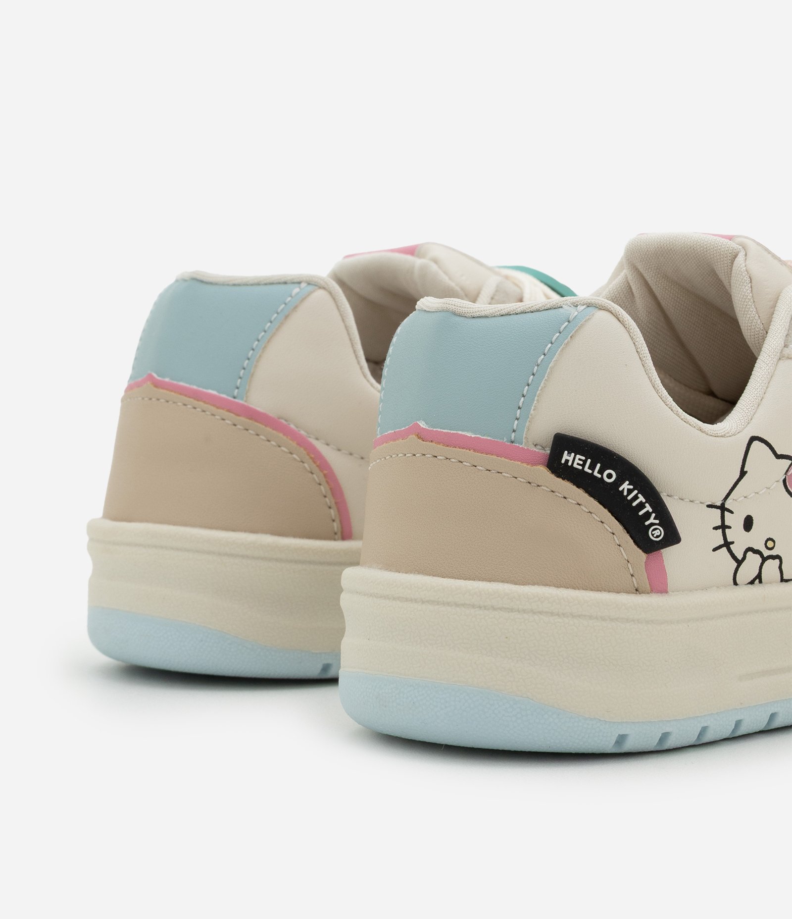 Tênis Infantil em PU com Estampa Hello Kitty - Tam 28 ao 34 Off White 2