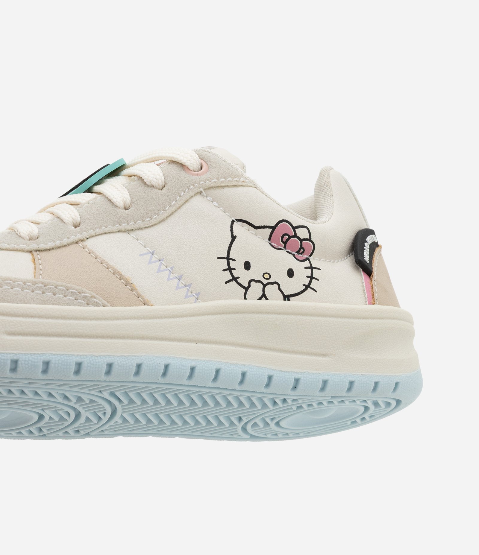 Tênis Infantil em PU com Estampa Hello Kitty - Tam 28 ao 34 Off White 3