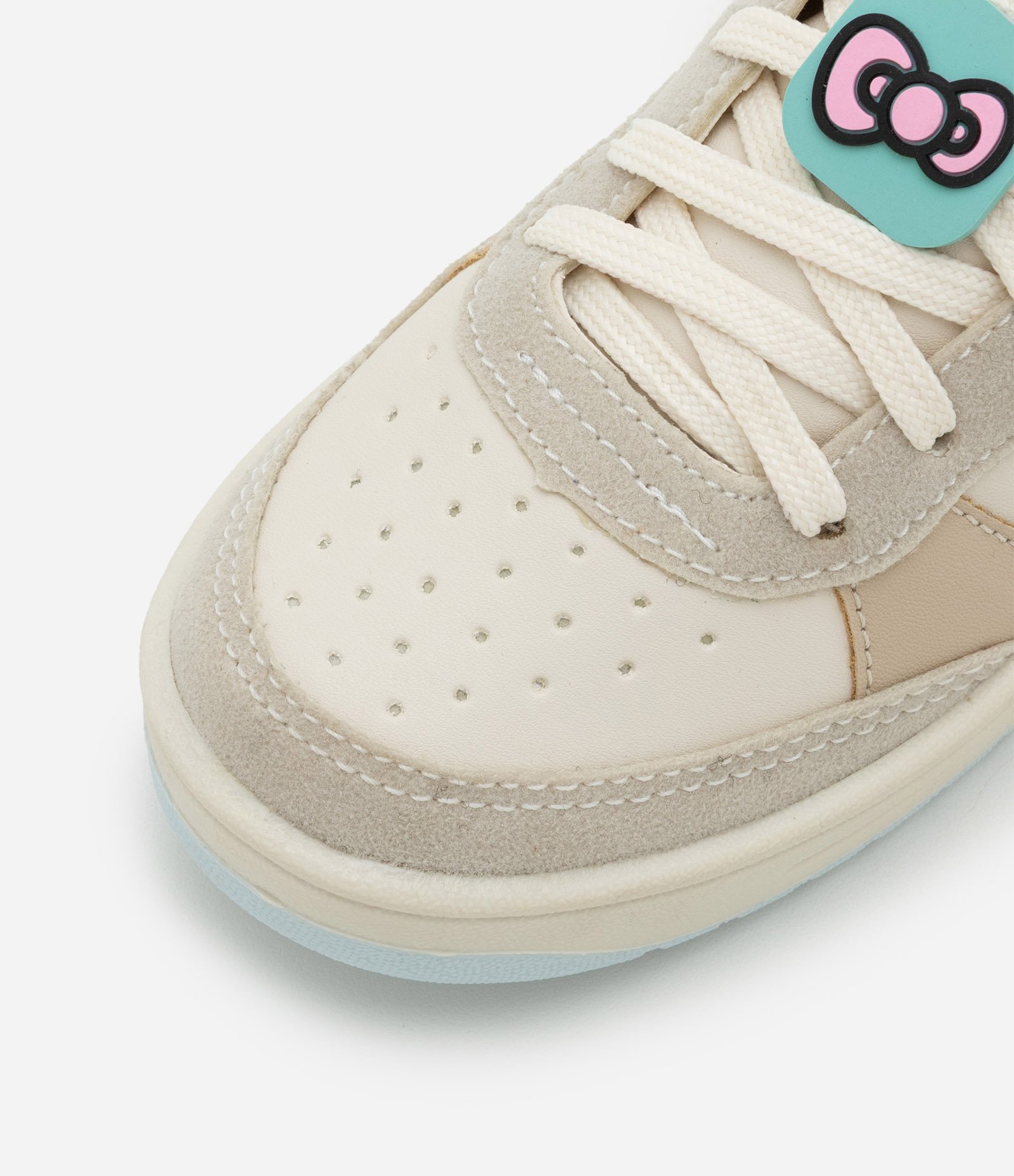 Tênis Infantil em PU com Estampa Hello Kitty - Tam 28 ao 34 Off White 5