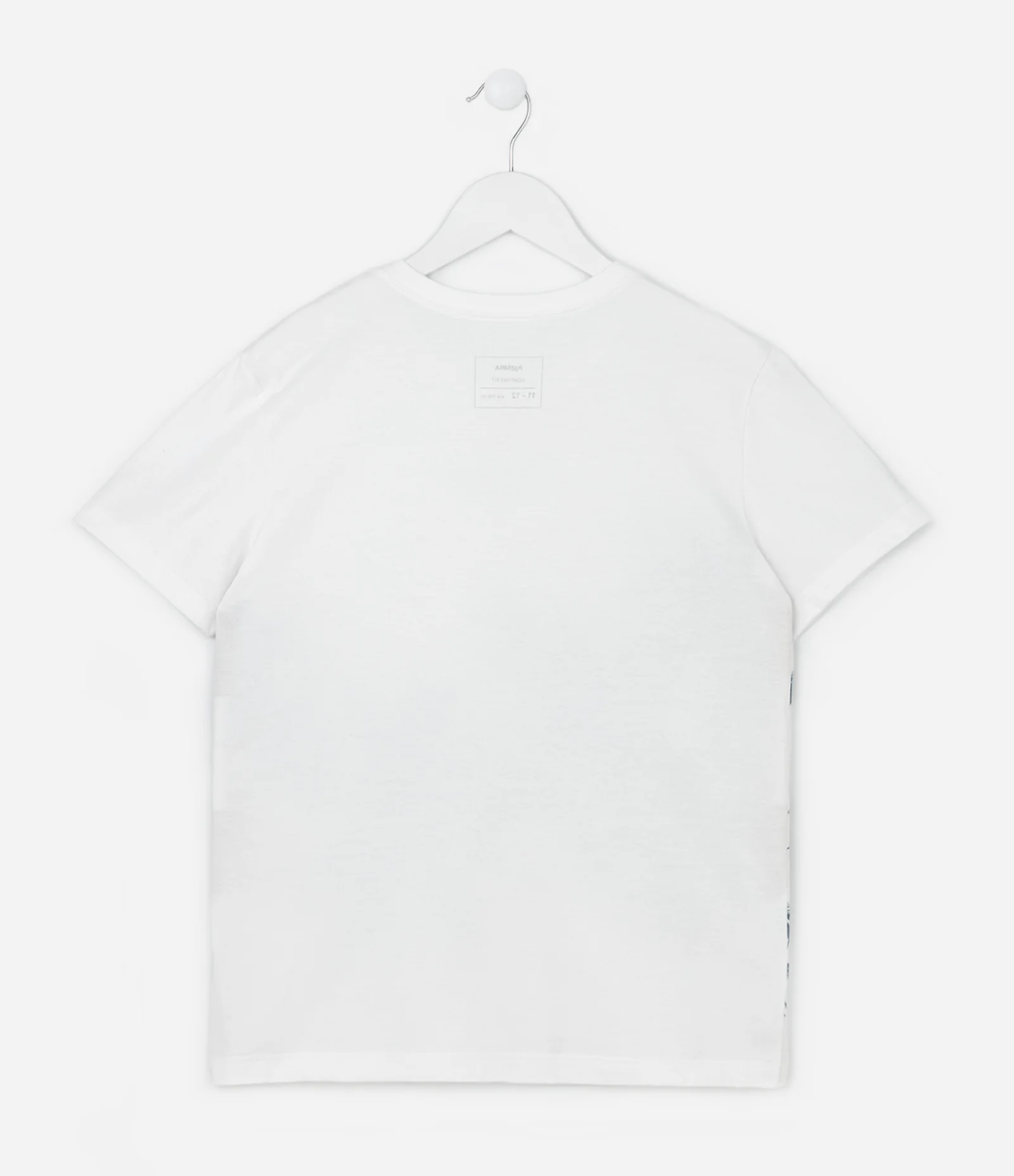 Camiseta Infantil com Estampa Coqueiros - Tam 5 a 14 Anos Branco 3