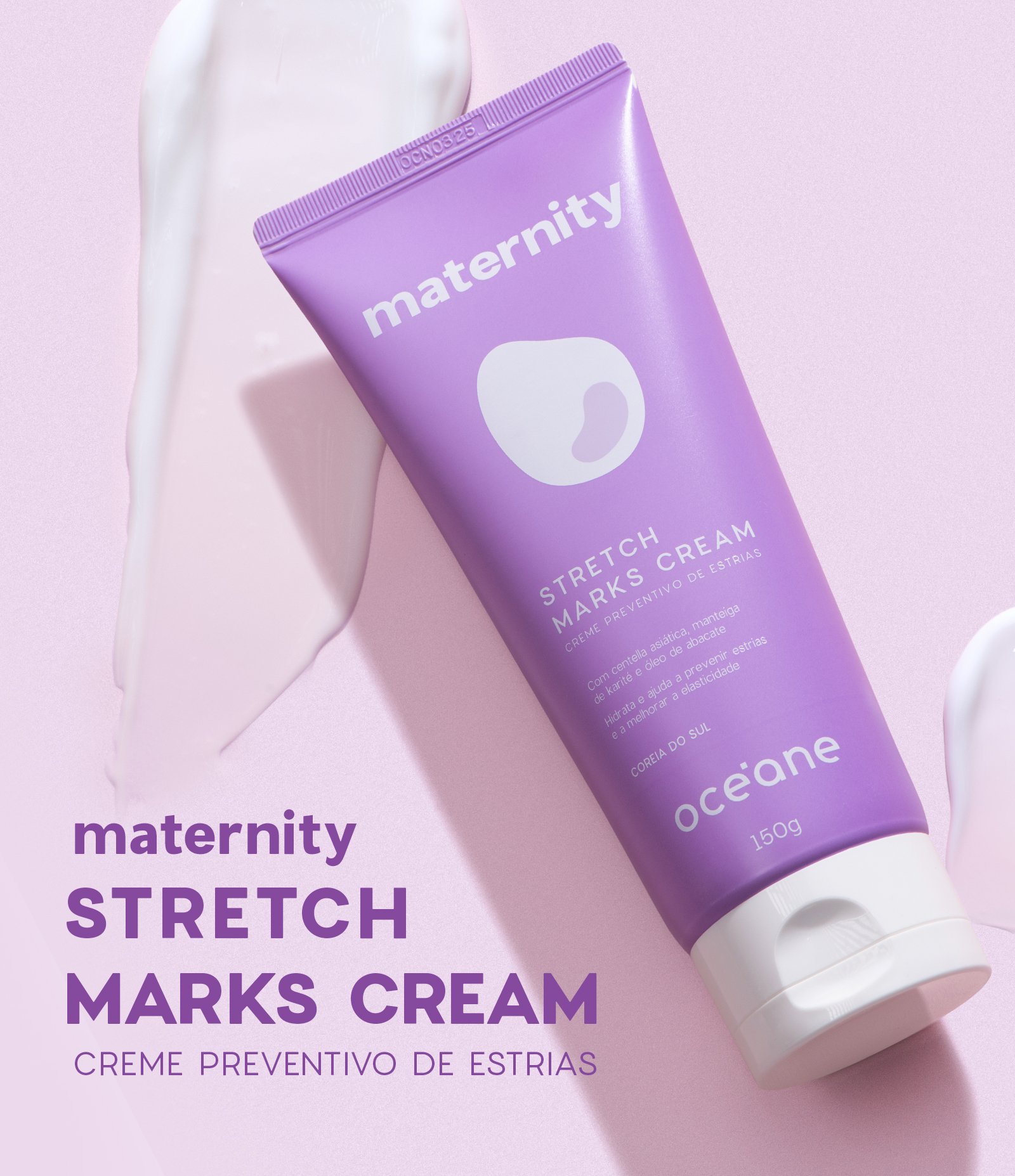 Creme Preventivo de Estrias Stretch Marks Cream Maternity Oceane 150g 1