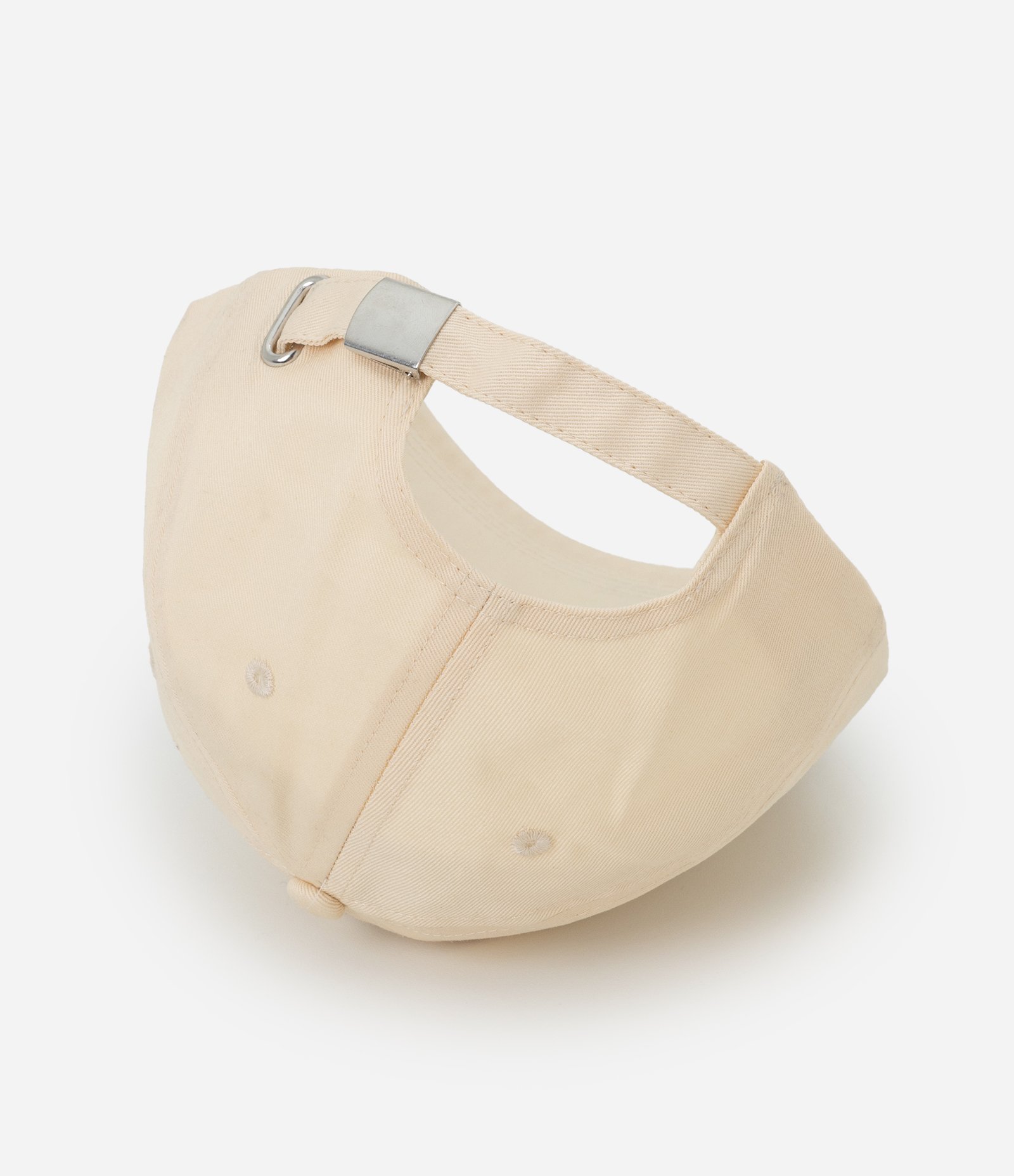 Boné Aba Curva com Bordado Frontal Less is More Bege 4