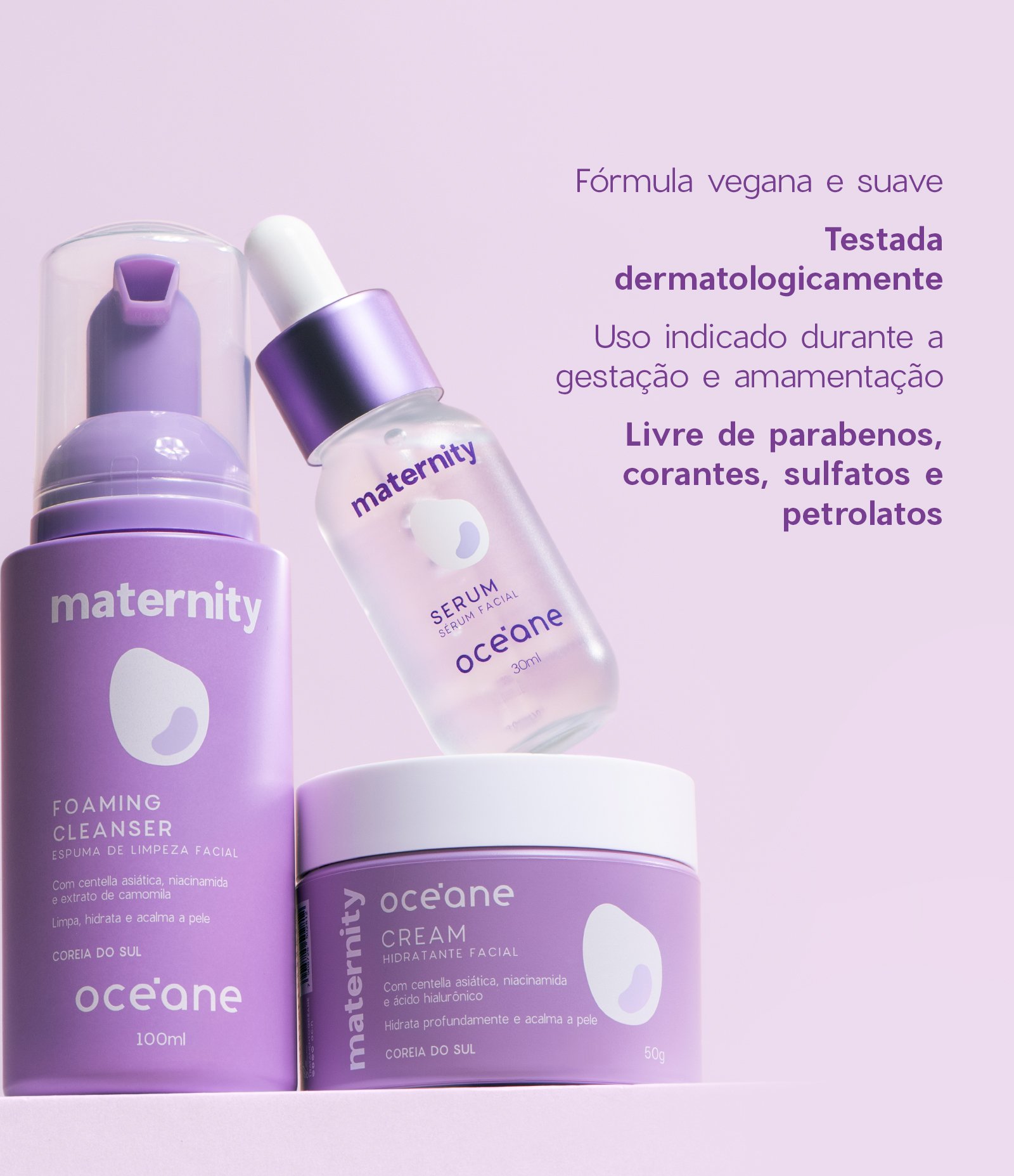 Espuma de Limpeza Facial Foaming Cleanser Maternity Oceane 100ml 3