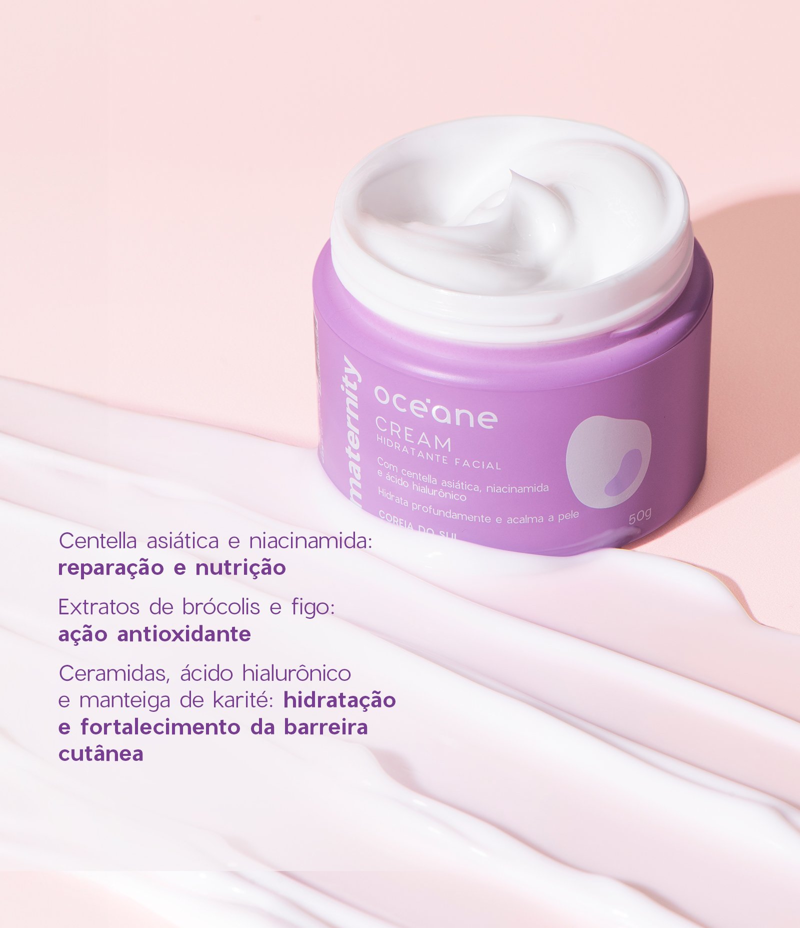 Hidratante Facial Maternity Oceane 50g 5