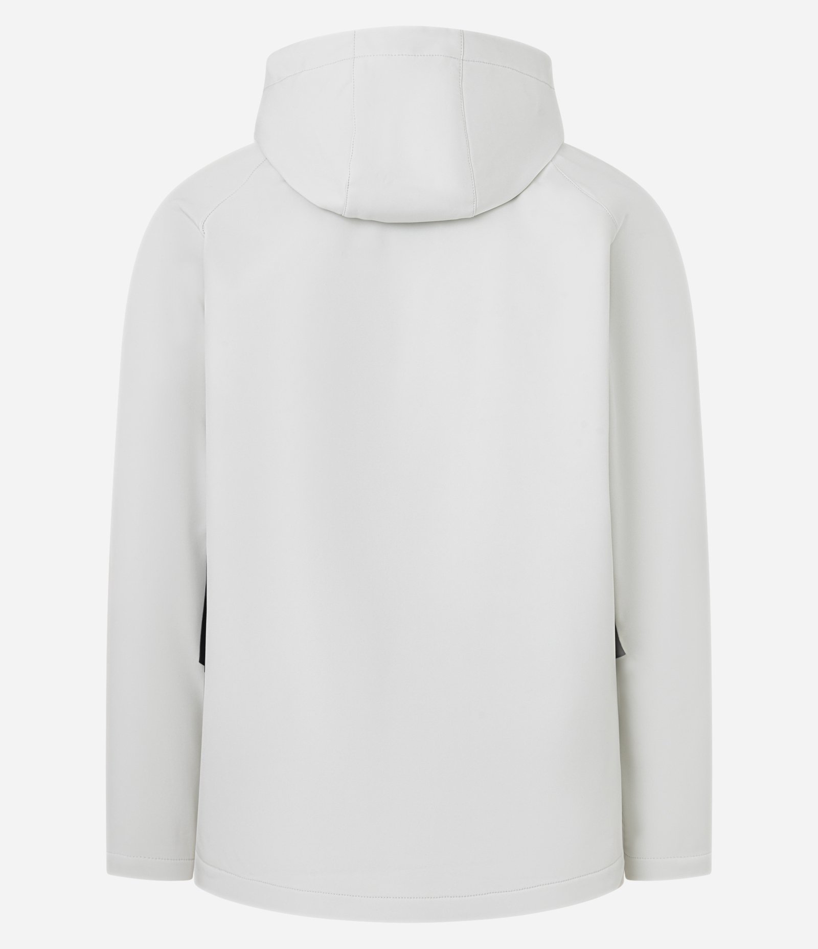 Jaqueta Esportiva em PU Tecnológico com Capuz Off White 7