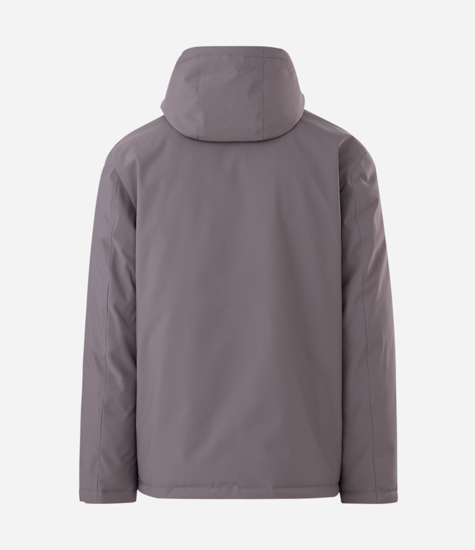Jaqueta Esportiva com Capuz e Estampa Lettering Cinza Escuro 5