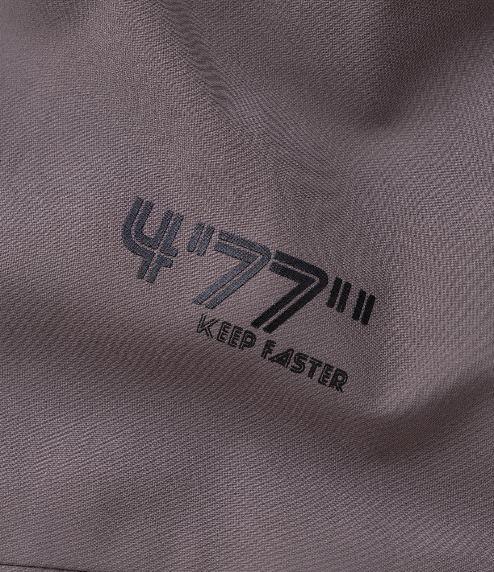 Jaqueta Esportiva com Capuz e Estampa Lettering Cinza Escuro 10