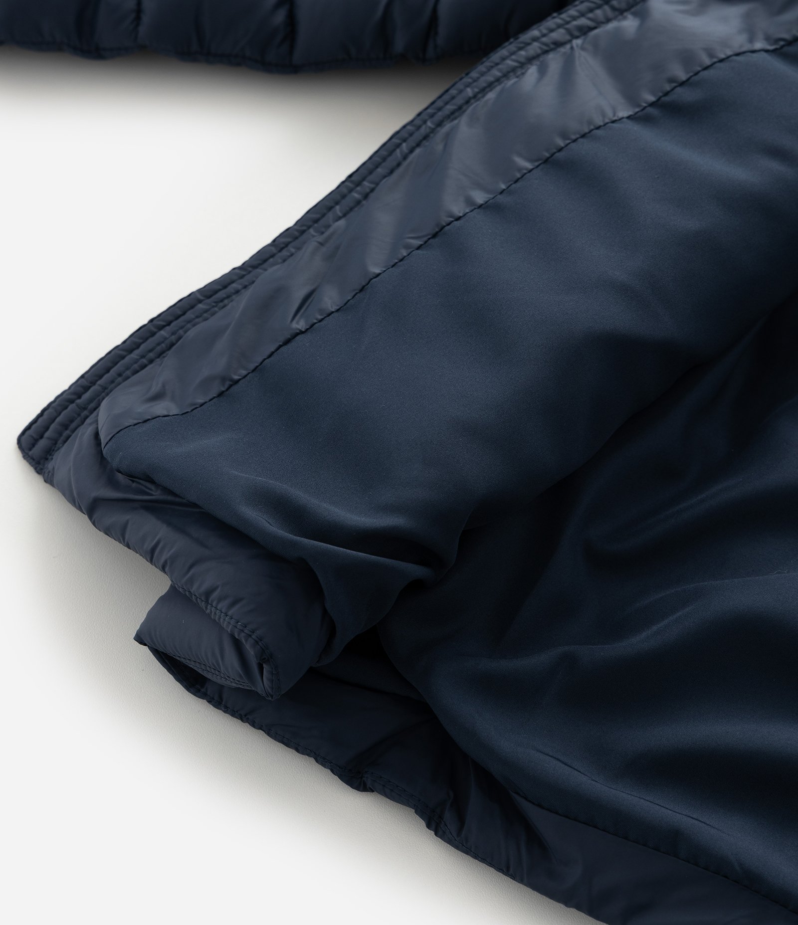 Jaqueta Infantil Puffer em Microfibra com Capuz – Tam 5 a 16 Anos Azul Marinho 3