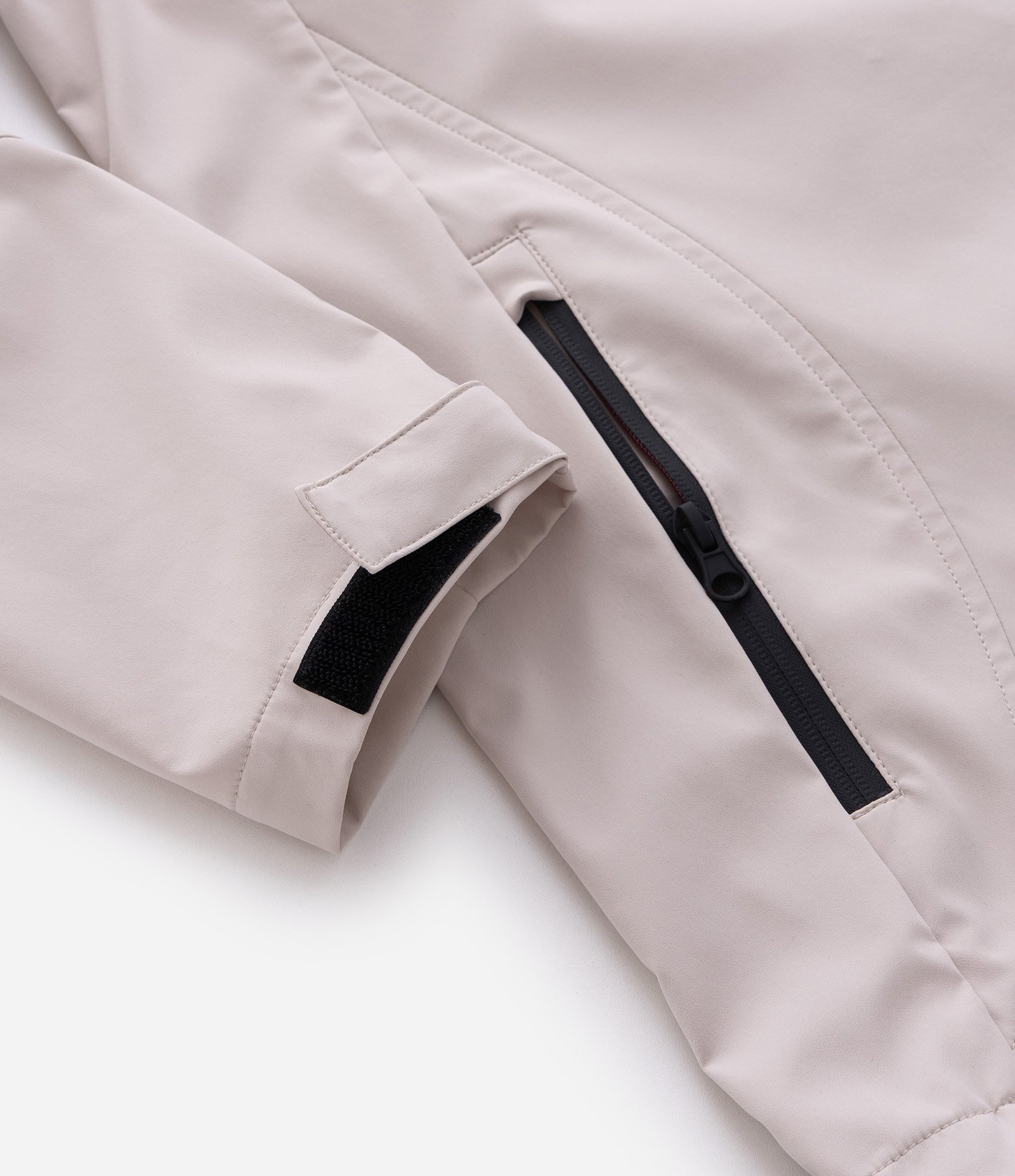 Jaqueta Esportiva Tecnológica Resistente à Água com Capuz Off White 9