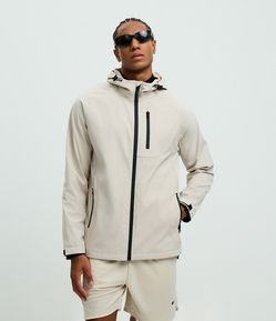 Jaqueta Esportiva Tecnológica Resistente à Água com Capuz