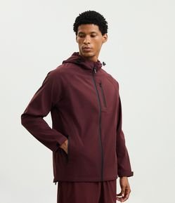 Jaqueta Esportiva Tecnológica Resistente à Água com Capuz