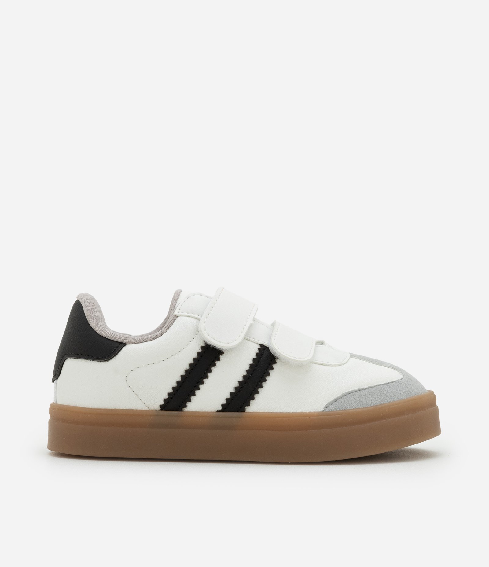 Tênis Infantil em PU com Listras - Tam 20 ao 27 Branco 5