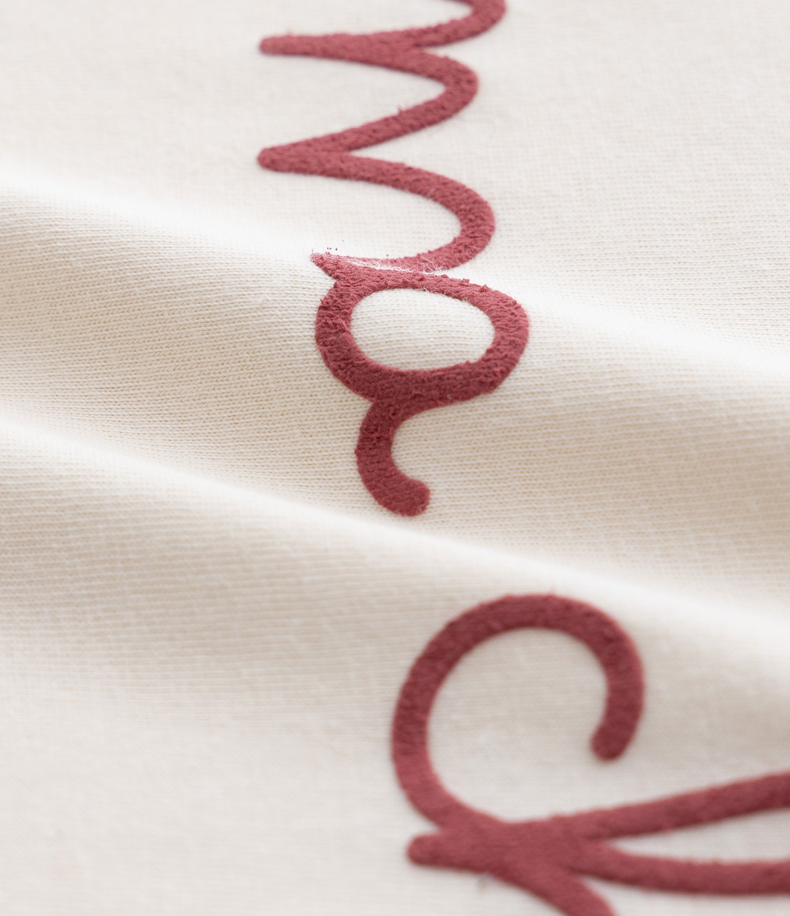 Camiseta Infantil com Lettering Bonjour ma Chérie - Tam 7 a 16 Anos Bege 4