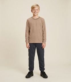 Calça Infantil com Cós Elástico – Tam 5 a 14 Anos