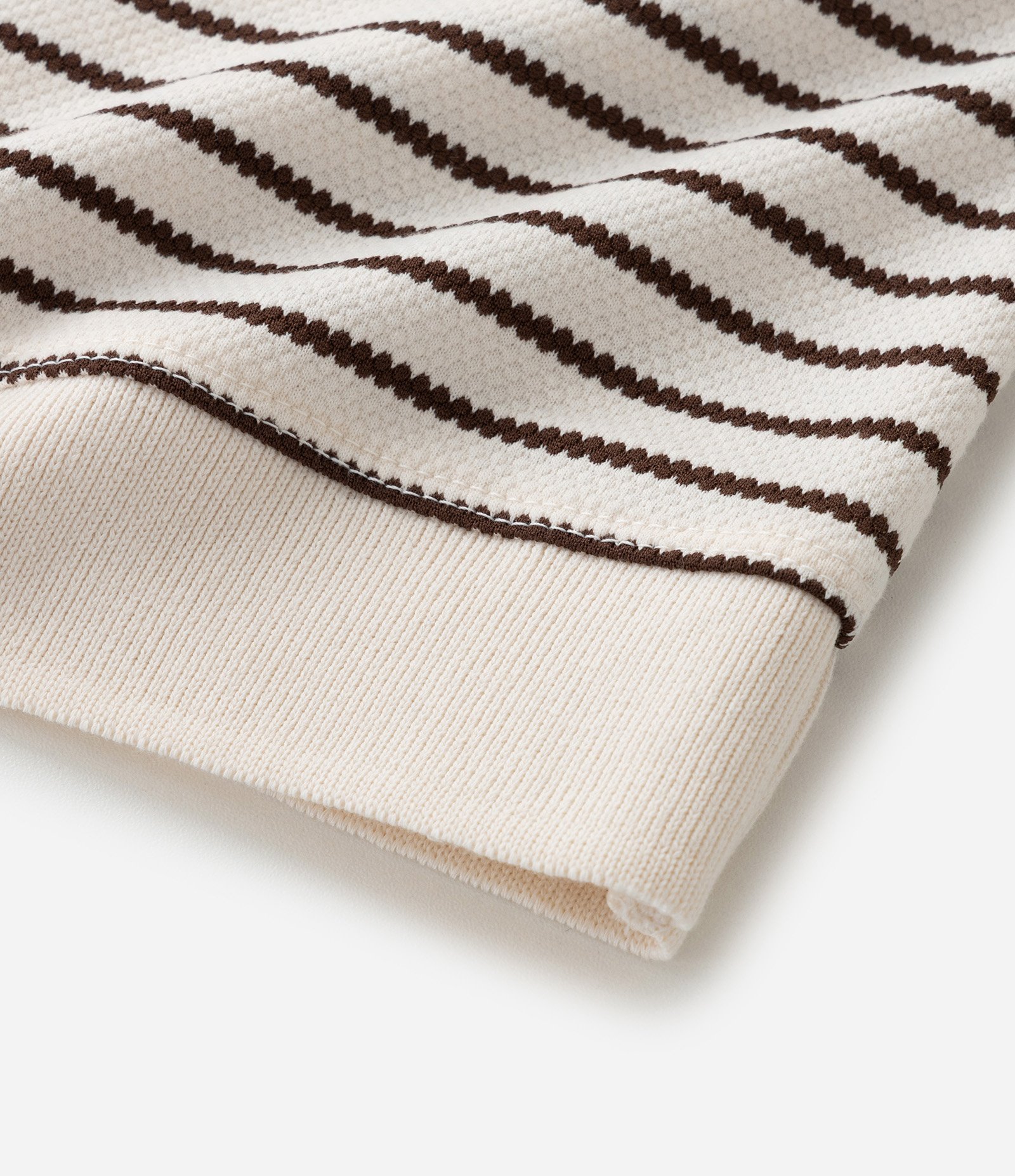 Camiseta Bowling Infantil Texturizada - Tam 5 a 14 Anos Bege 4