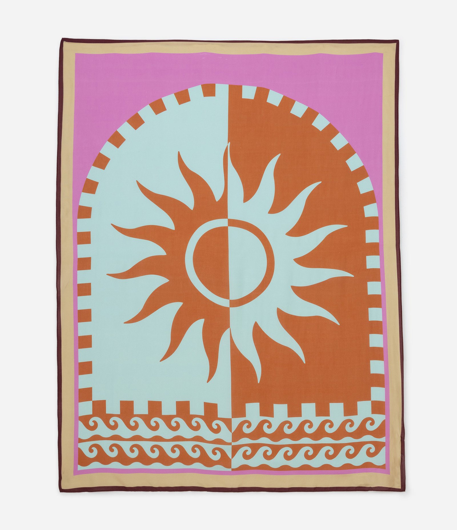 Canga em Viscose Estampado Adobe 2