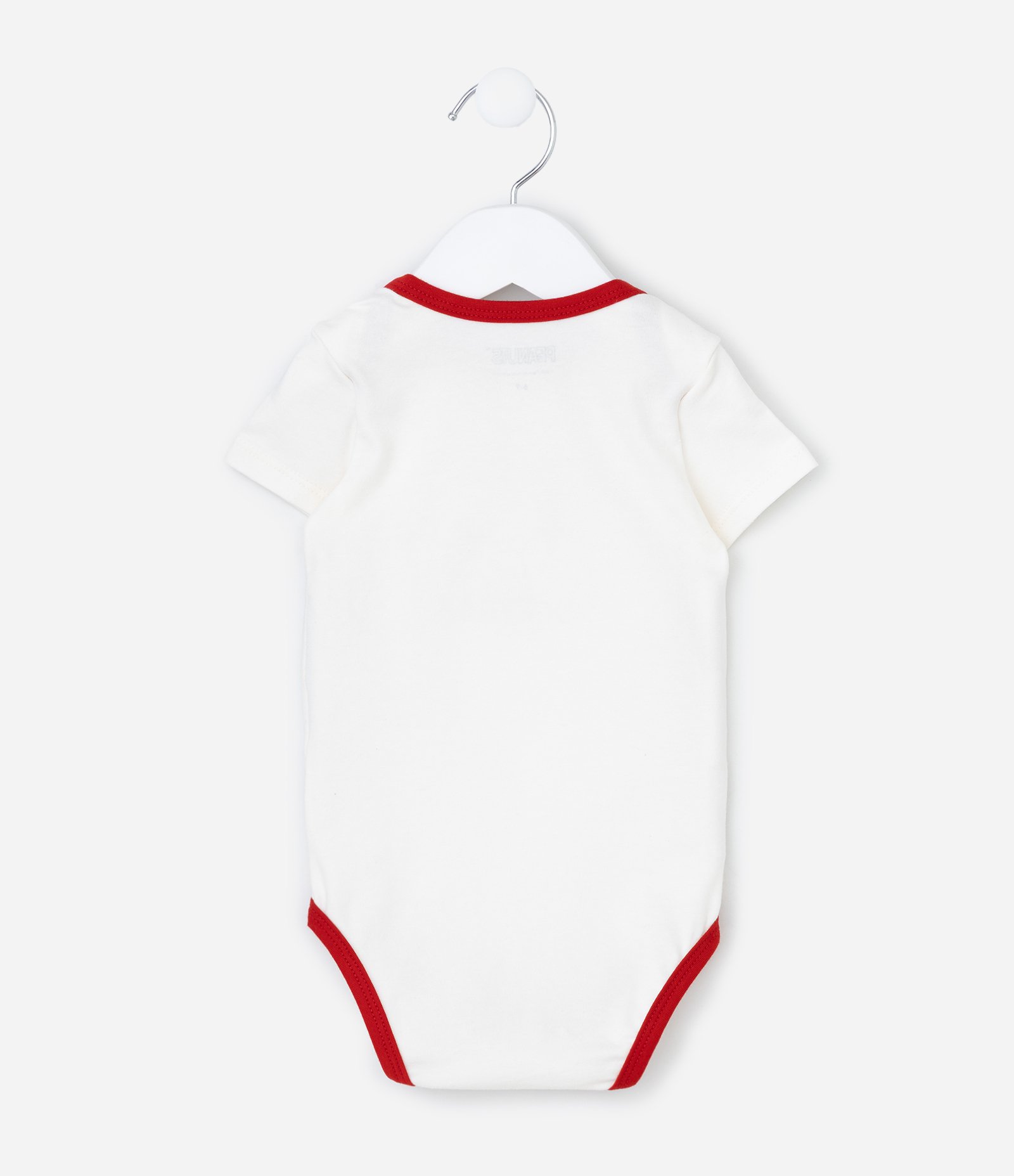 Body Infantil com Estampa de Natal Snoopy - Tam 0 a 18 Meses Branco 3