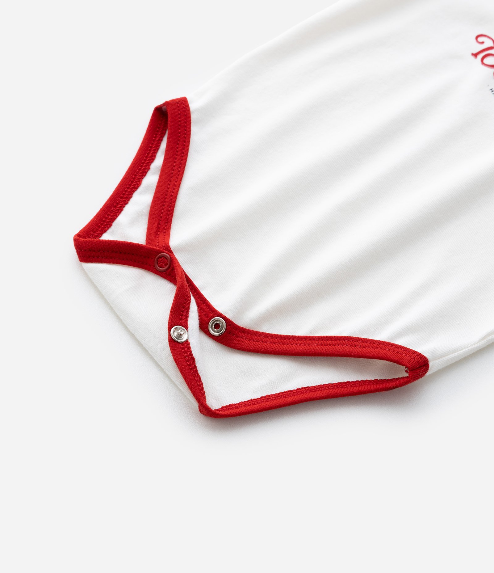 Body Infantil com Estampa de Natal Snoopy - Tam 0 a 18 Meses Branco 6